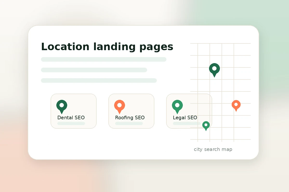 Unique local landing page feature image